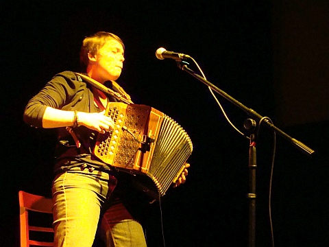 Anne Niepold in der Theaterwerkstatt